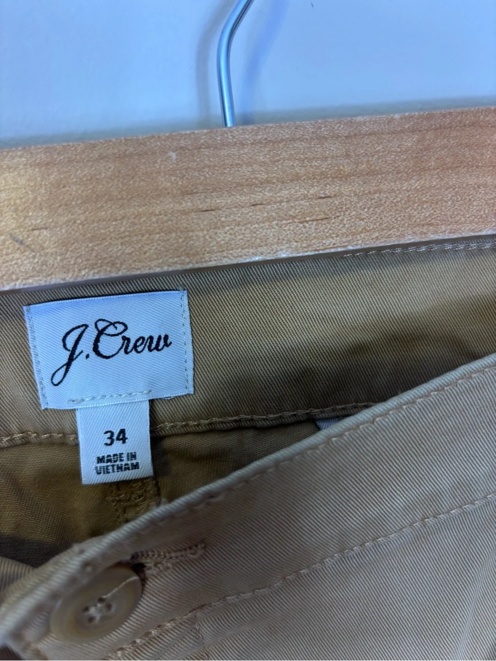 J. Crew Women’s Vintage Straight Khaki Chino Pants 34